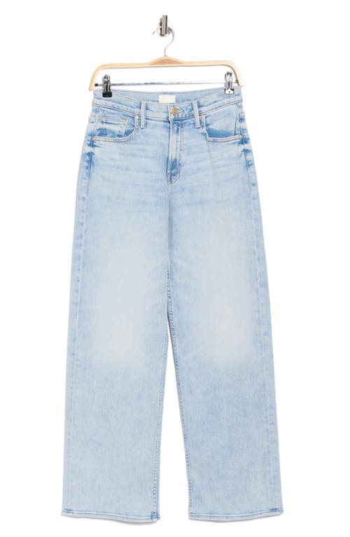 Mother The Spinner Wide Leg Jeans In Blue
