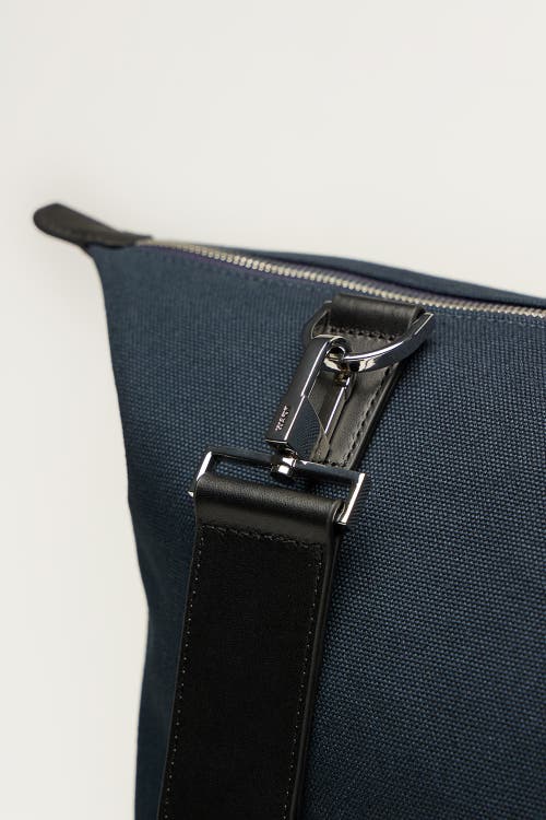 Want Les Essentiels De La Vie Want Les Essentiels Hartsfield Organic Cotton Canvas Weekender Bag In Navy