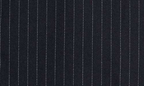 Krost University Pinstripe Jacket Navy In Blue