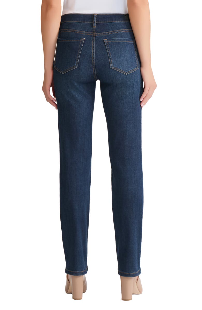 Jones New York Lexington Straight Leg Jeans, Alternate, color, Indigo Wash