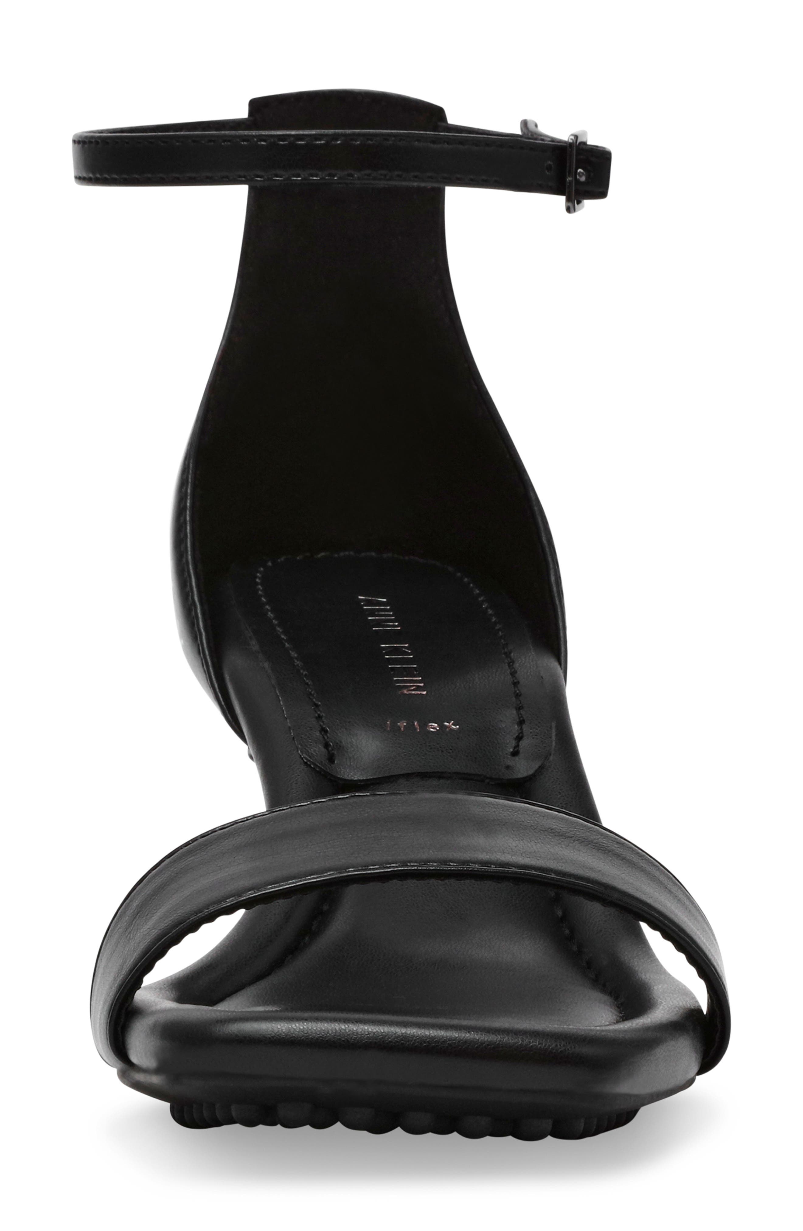 Anne Klein Jade Sandal, Alternate, color, Black Pu