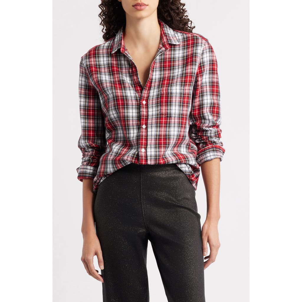 Frank & Eileen Eileen Relaxed Button-Up Shirt in Black/Red/Yellow Plaid  product