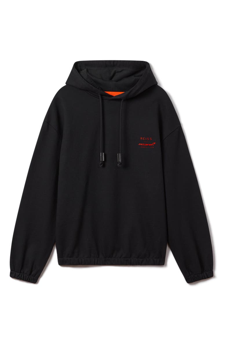 Reiss x McLaren Formula 1 Team Collection Jools Cotton Graphic Hoodie, Alternate, color, 