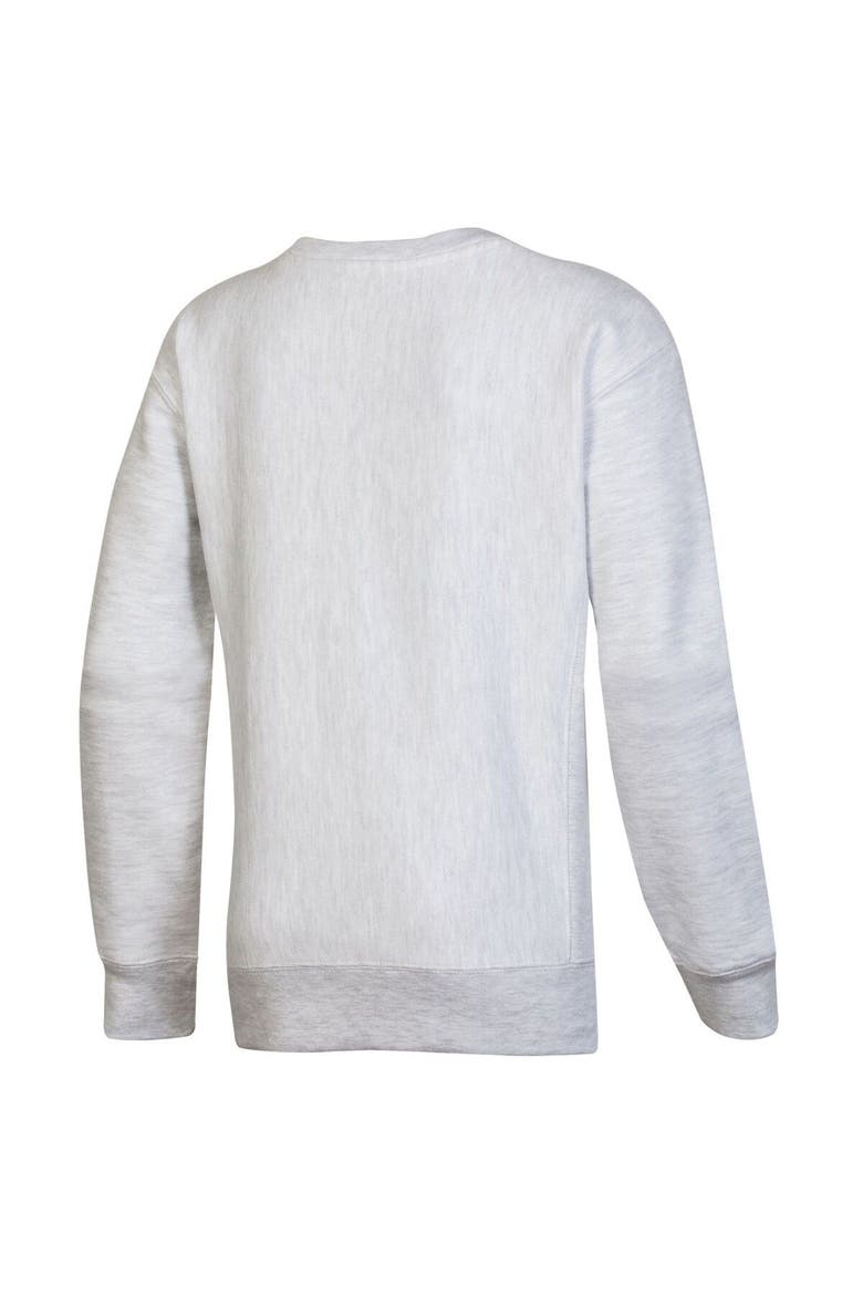 Youth Champion Heather Gray Clemson Tigers Reverse Weave Pullover Sweatshirt, Alternate, color, Heather Gray