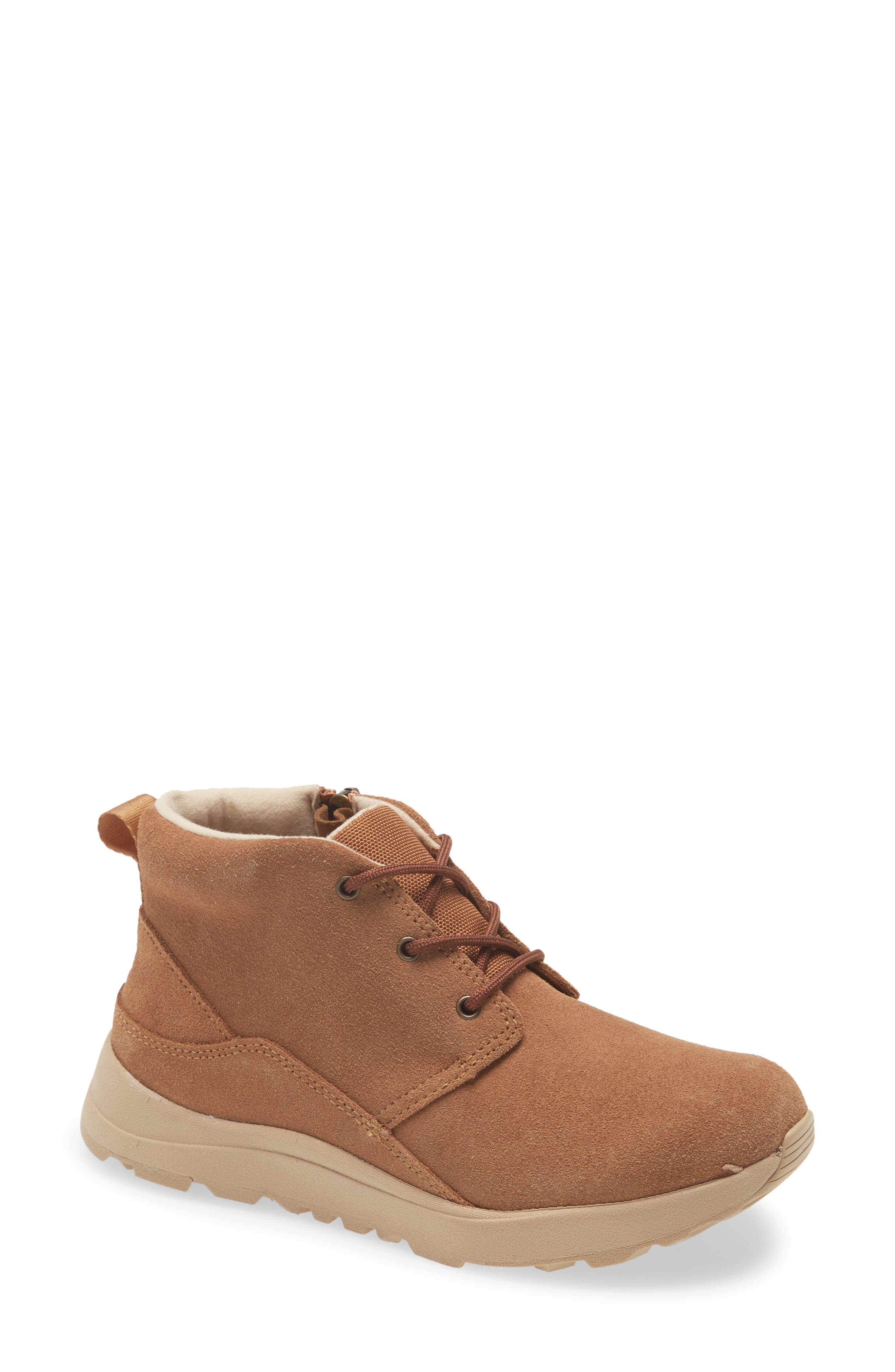 Canoe III Weather Sneaker, Main, color, CHESTNUT SUEDE