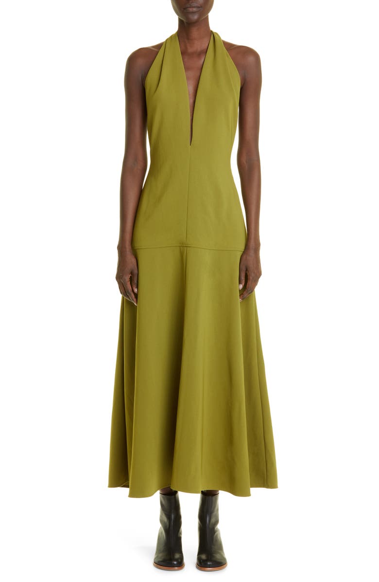 Proenza Schouler Twist Back Drop Waist Dress, Main, color,