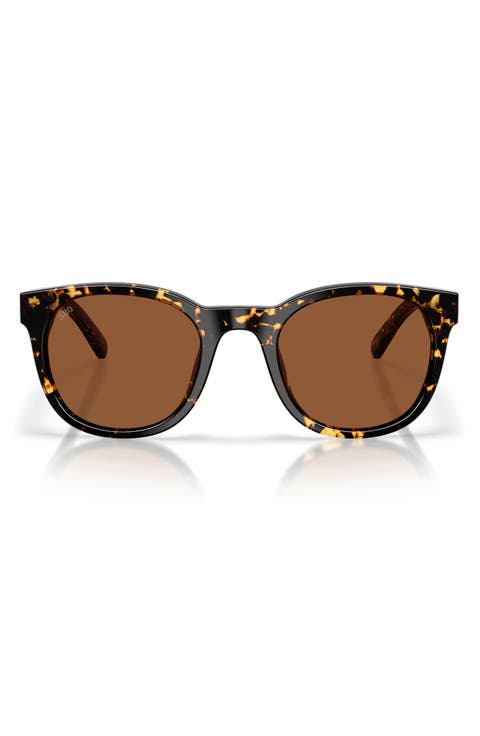 Middles 51mm Gradient Polarized Round Sunglasses