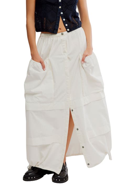 Eloise Cotton Twill Maxi Skirt