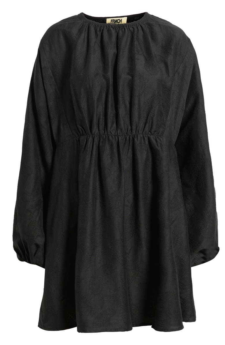 FRNCH Oellit Long Sleeve Dress, Alternate, color, Noir
