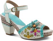 L'Artiste by Spring Step Miabella Ankle Strap Platform Sandal