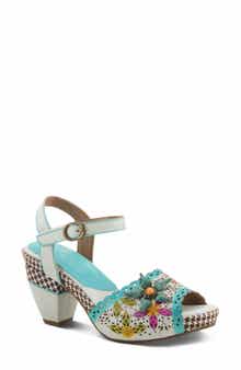 Miabella Ankle Strap Platform Sandal