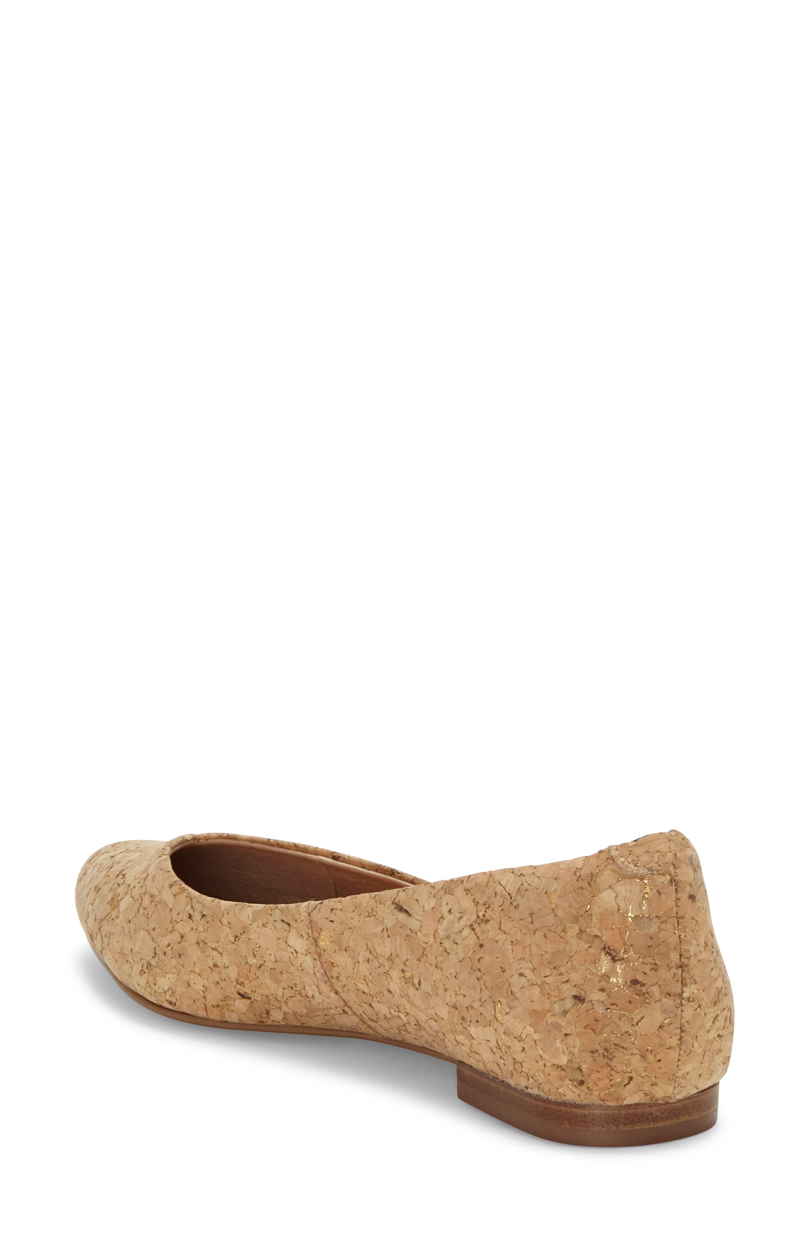 Jullia Flat, Alternate, color, NATURAL/ GOLD CORK