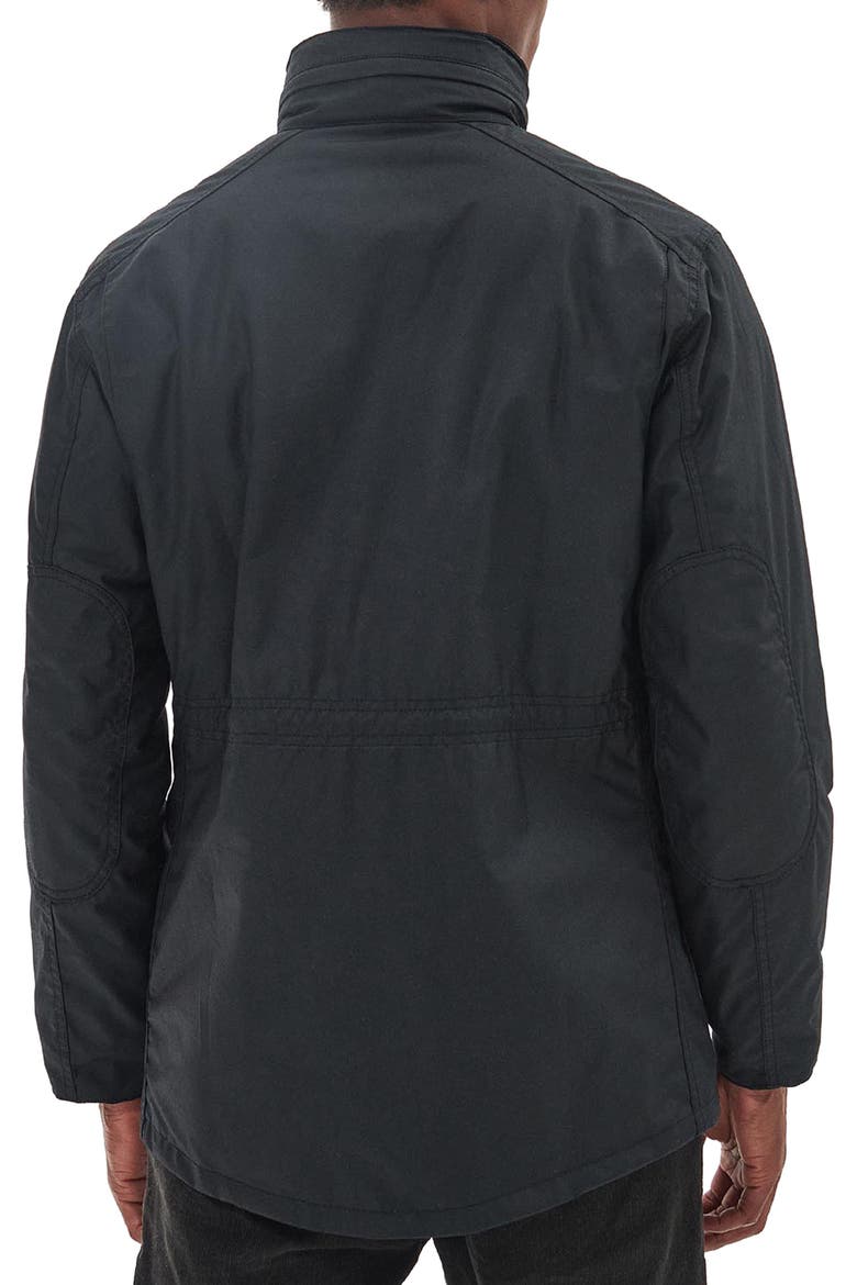 Sapper Regular Fit Weatherproof Waxed Cotton Jacket, Alternate, color, BLACK/CLASSIC