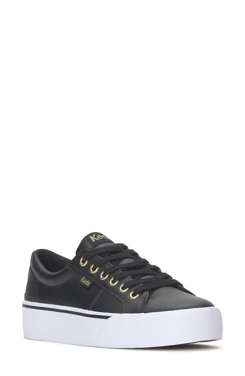 Jump Kick Duo Leather Lace-Up Sneaker