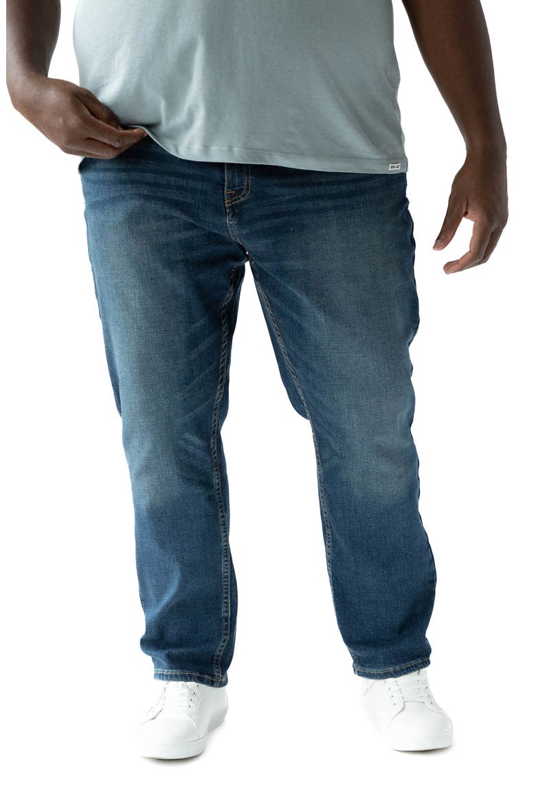 Athletic Fit Jeans, Main, color, BURKE