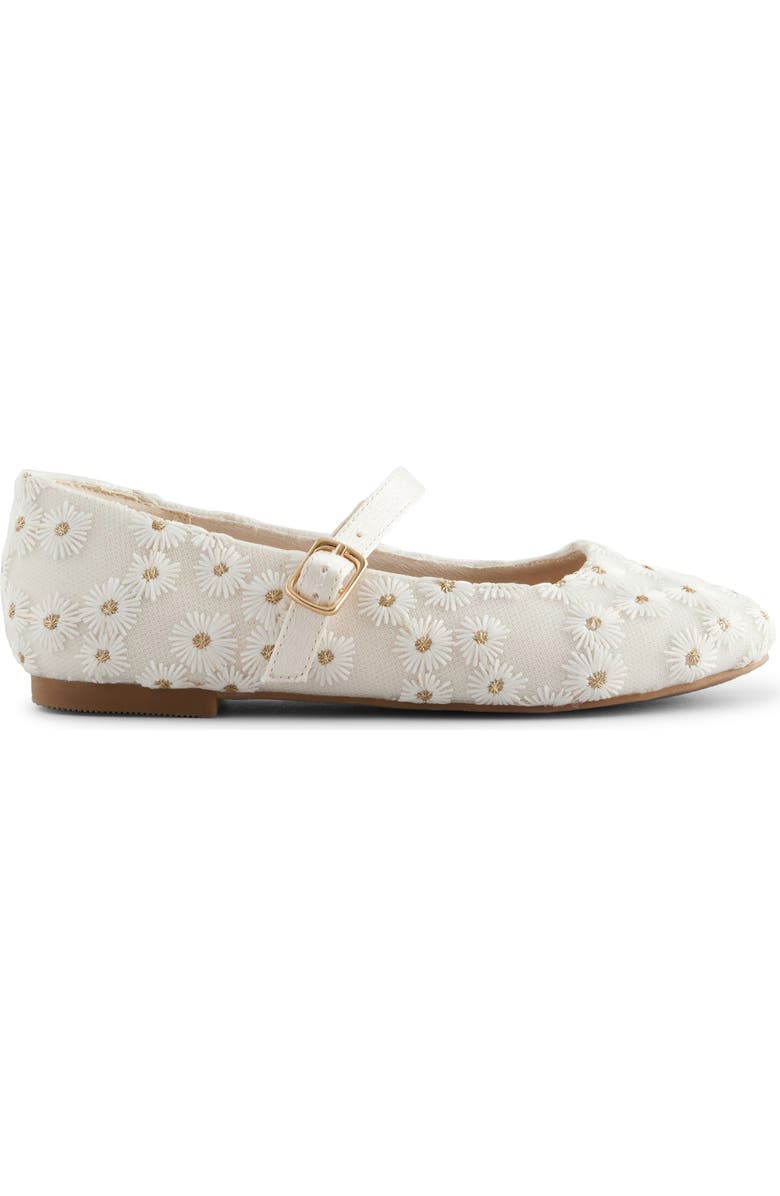 NEXT Kids' Embroidered Daisy Mary Jane Flat, Alternate, color,