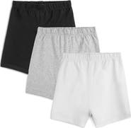 Mightly Organic Cotton GIrls Bike Shorts 3-pk