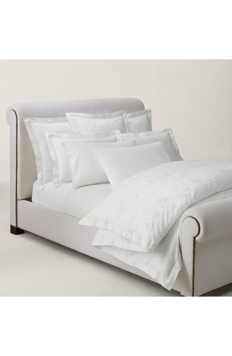 Ralph Lauren Bethany 350 Thread Count Organic Cotton Flat Sheet, Alternate, color, 