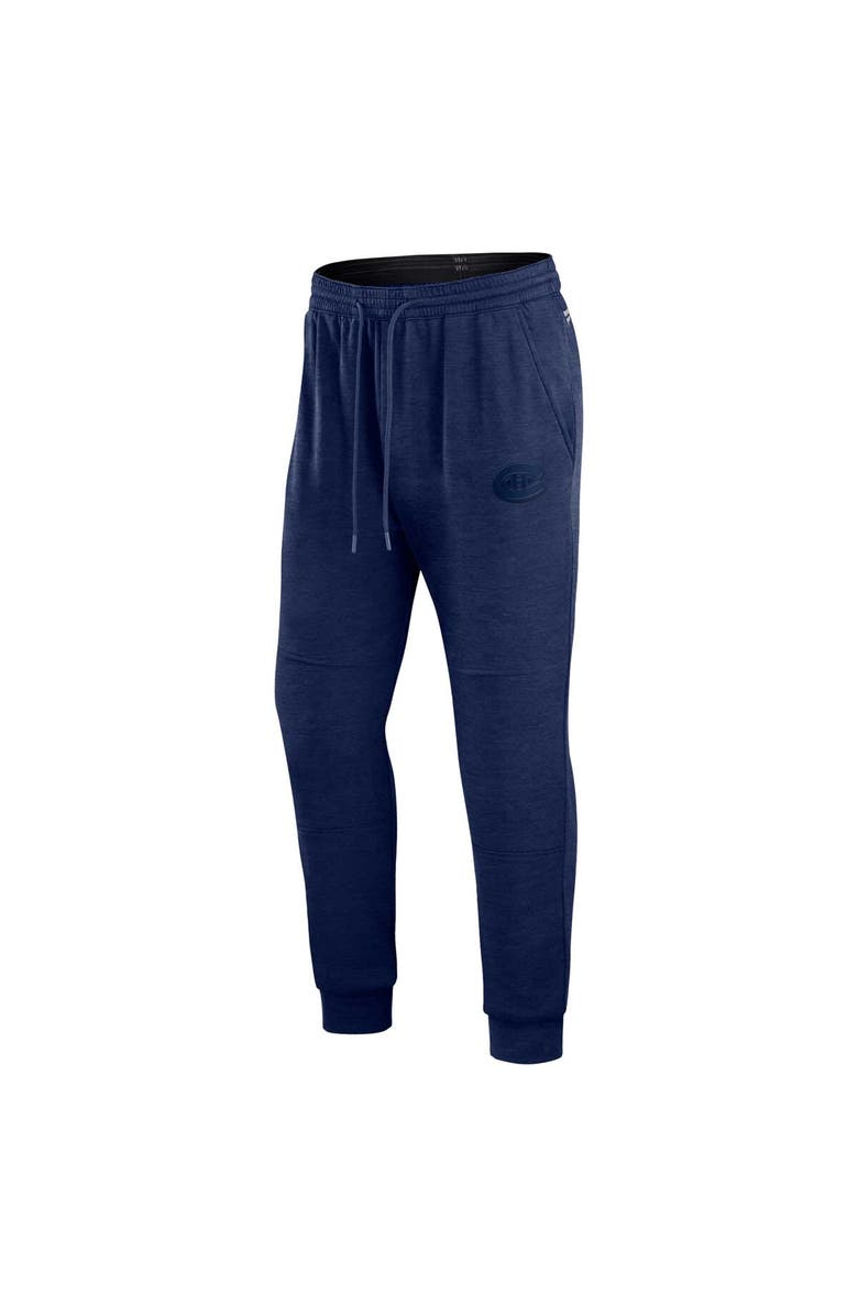 FANATICS Men's Fanatics Branded Heather Navy Montreal Canadiens Authentic Pro Road Jogger Sweatpants, Alternate, color, Heather Navy