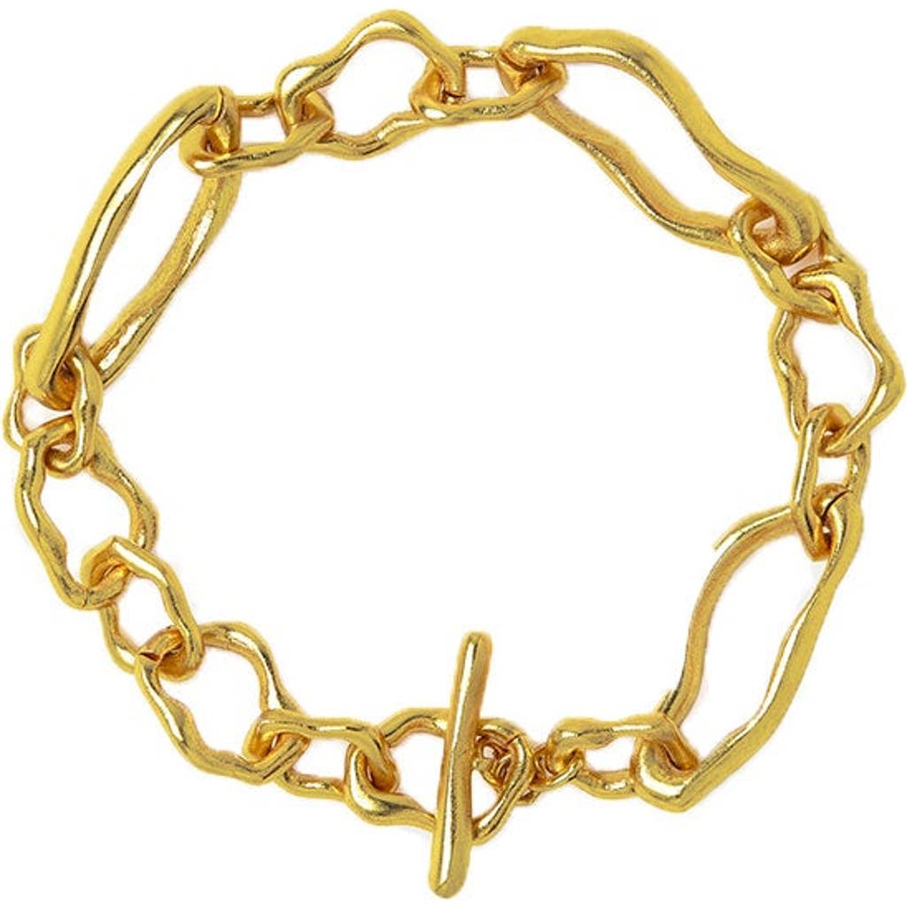 Ottoman Hands Etta Chain Necklace In Gold