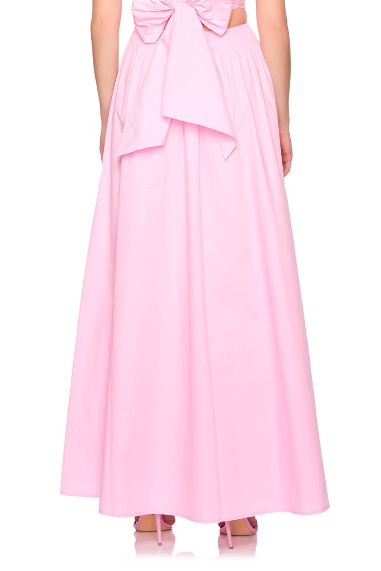 Cotton Poplin Maxi Skirt, Alternate, color, PASTEL PINK