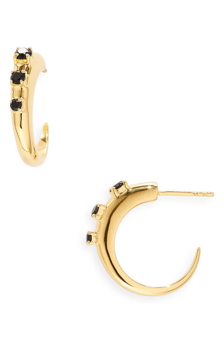 Missoma 18K Gold Vermeil Claw Hoop Earrings, Main, color, 