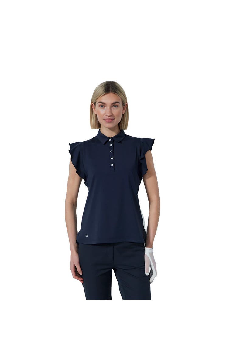 Daily Sports Luxe Womens Sleeveless Golf Polo, Main, color, Navy