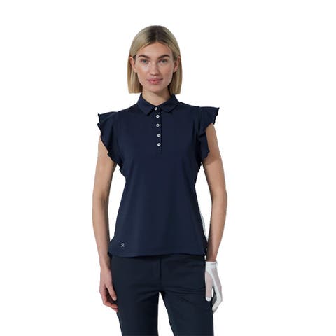 Luxe Womens Sleeveless Golf Polo