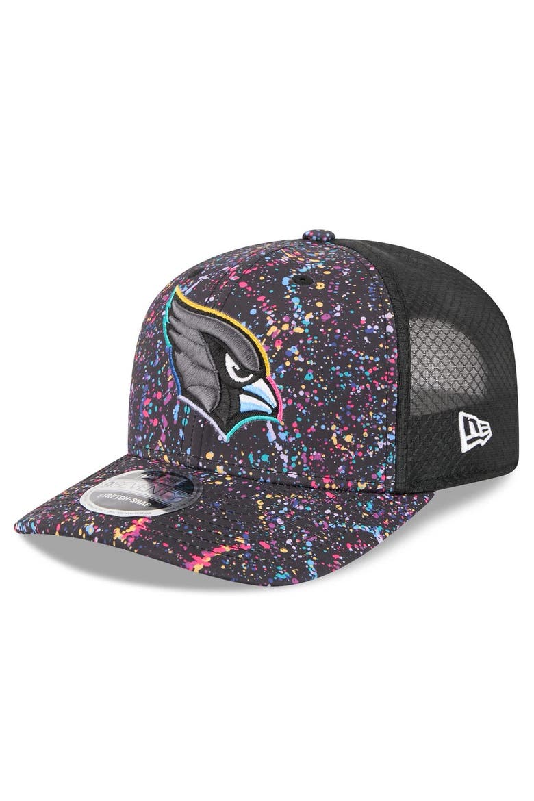Men's New Era Black Arizona Cardinals 2025 NFL Crucial Catch 9SEVENTY Adjustable Hat, Alternate, color, Black