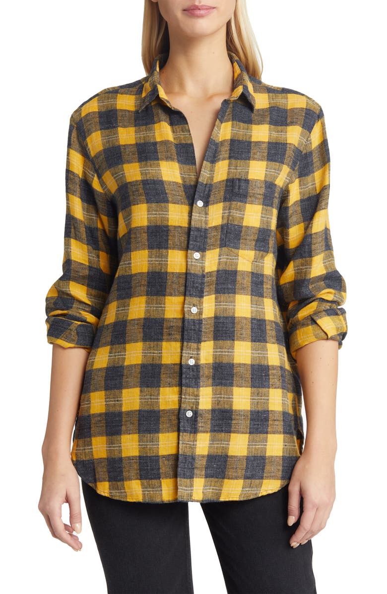 Frank & Eileen Joedy Plaid Cotton Button-Up Shirt, Main, color, 