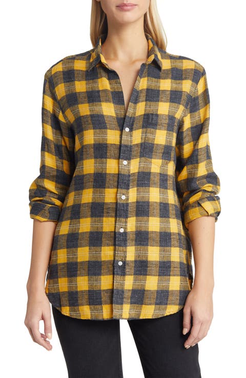 Joedy Plaid Cotton Button-Up Shirt