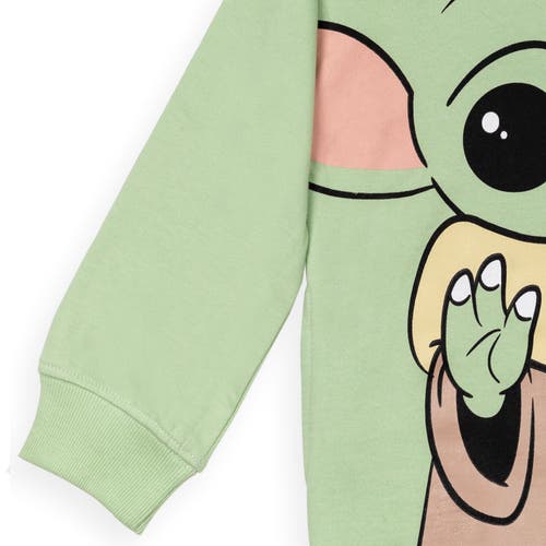 Star Wars The Mandalorian Baby Yoda Pullover Hoodie In Multi