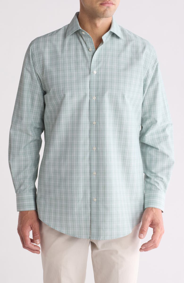 NORDSTROM RACK Pierce Plaid Traditional Fit Dress Shirt, Main, color,