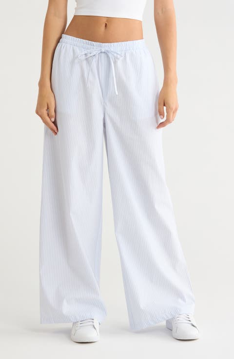 Poplin Pajama Pants