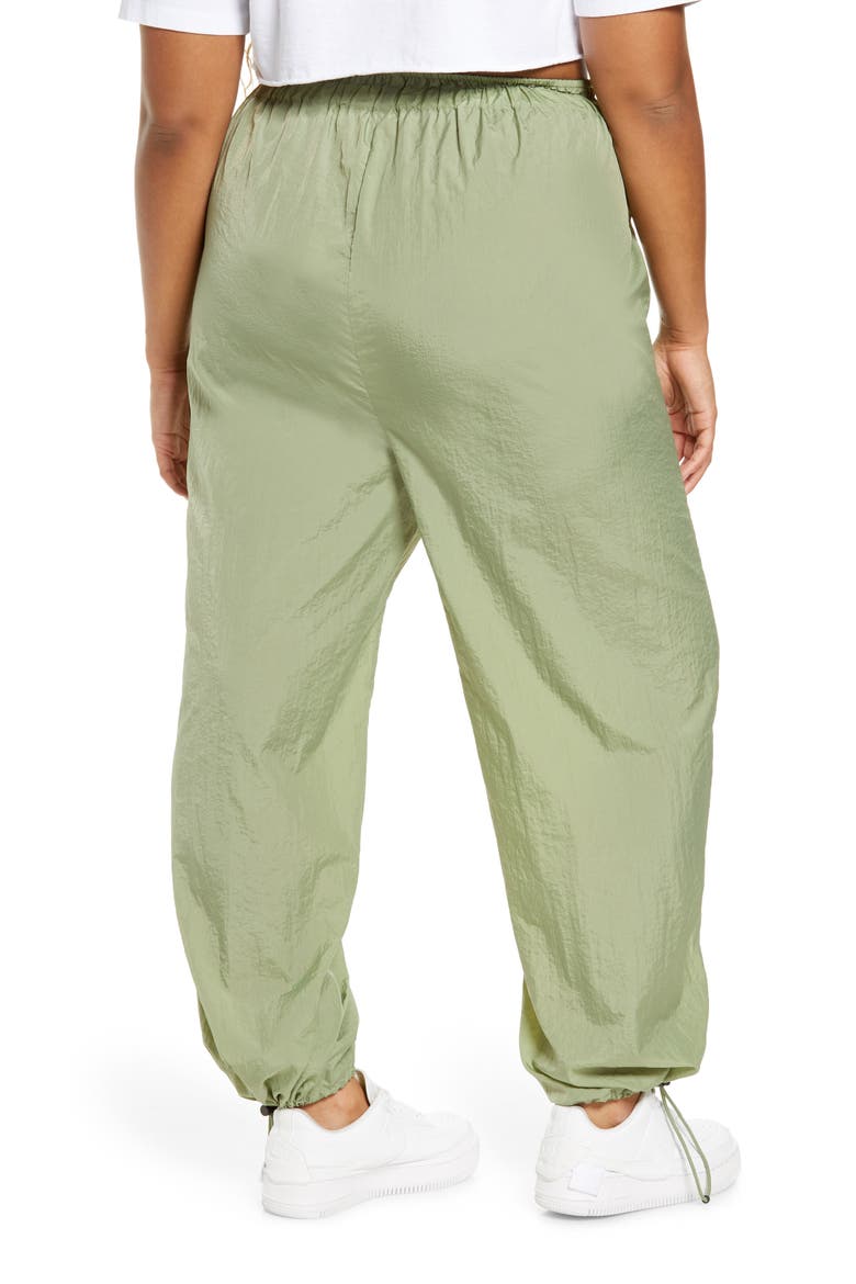 '98 Clarissa Nylon Joggers, Alternate, color, DUSTY OLIVE