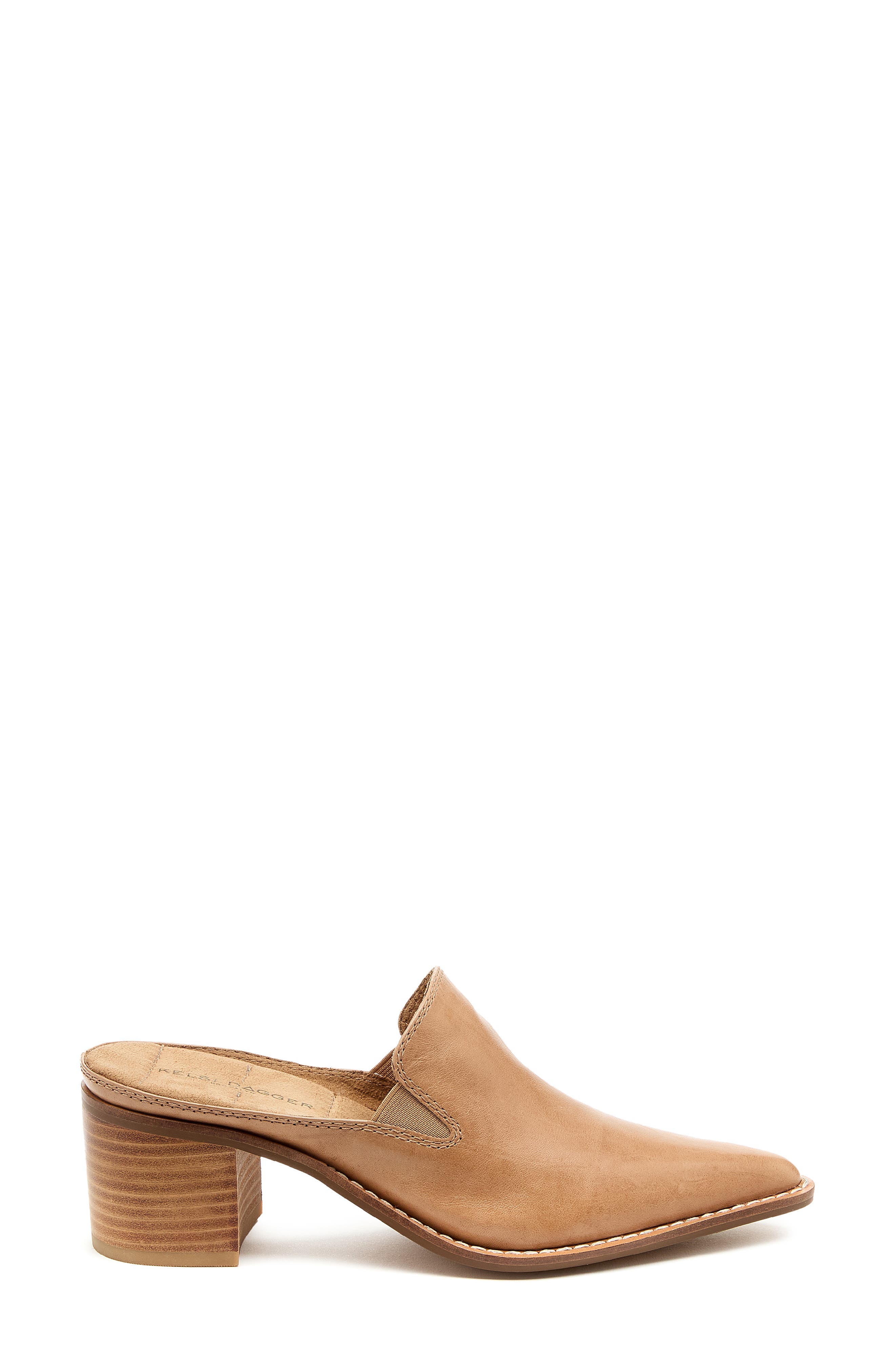 Mason Pointed Toe Loafer Mule, Alternate, color, BISON