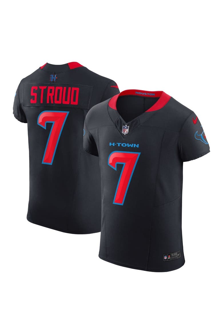Men's Nike C.J. Stroud Navy Houston Texans Alternate 2  Vapor F.U.S.E. Elite Jersey, Alternate, color, Navy