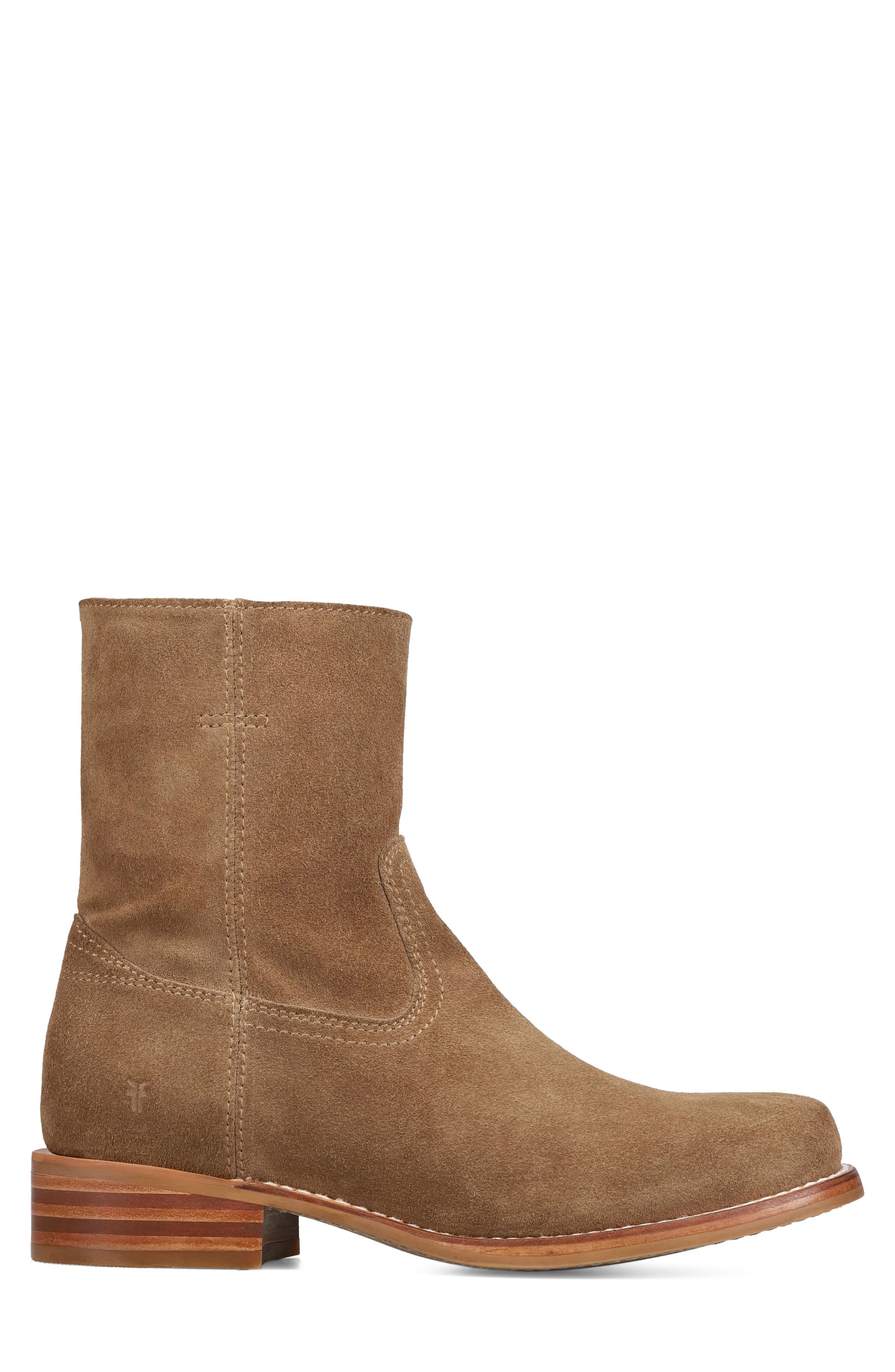 Campus Inside Zip Boot, Alternate, color, MUSHROOM