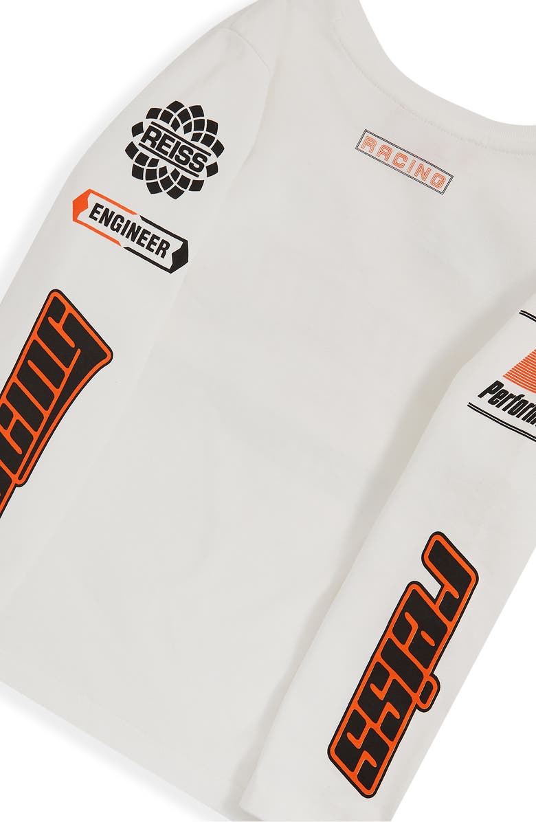 Reiss Kids' Oval Jr. Long Sleeve Cotton Graphic T-Shirt, Alternate, color,