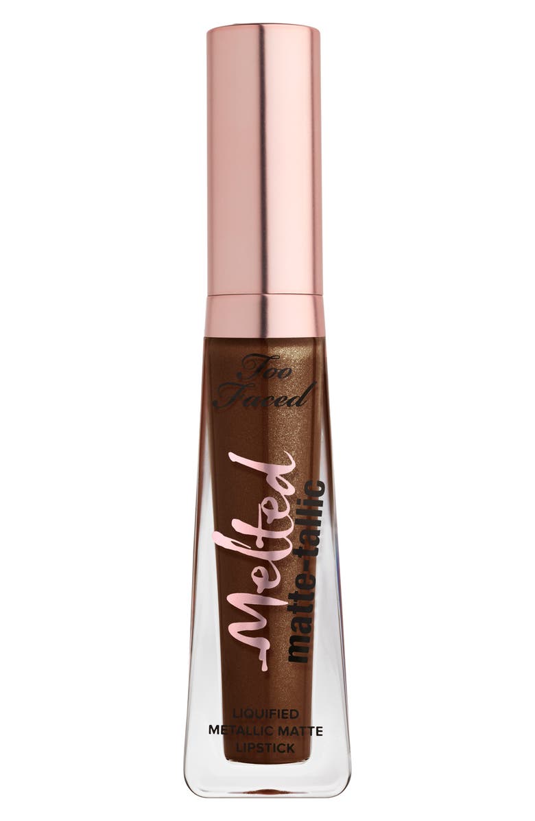 Too Faced Melted Matte-tallics Liquid Lipstick, Main, color,