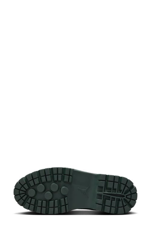 Jordan Air  1 Brooklyn Platform Sneaker In Deepest Green/black/green