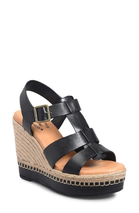 Rayleigh Espadrille Slingback Platform Wedge Sandal (Women)