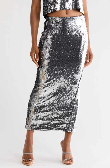 Oxly Sequin Midi Skirt