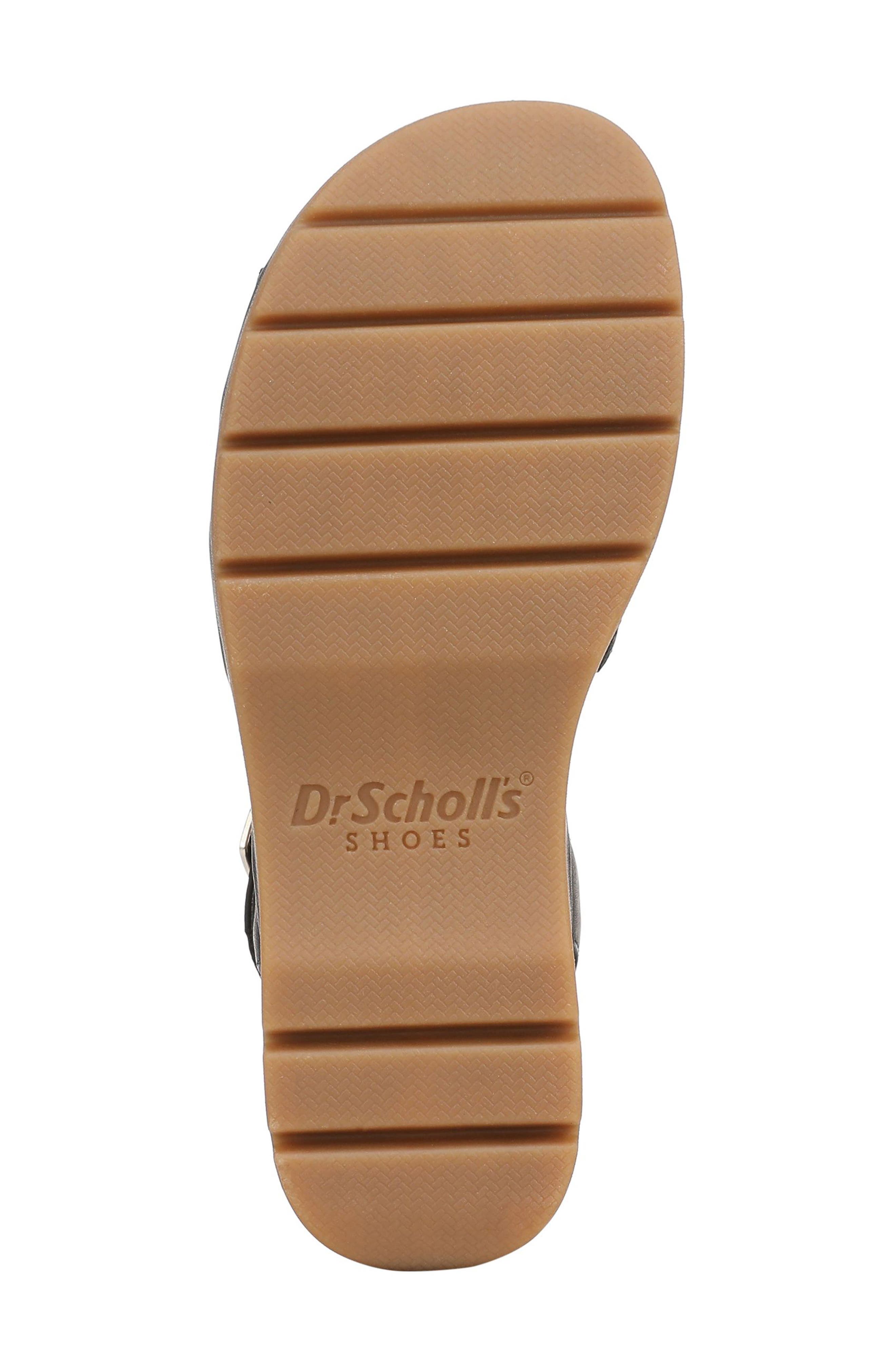 Dr. Scholl
s Free Love Ankle Strap Platform Slide Sandal, Alternate, color, Black