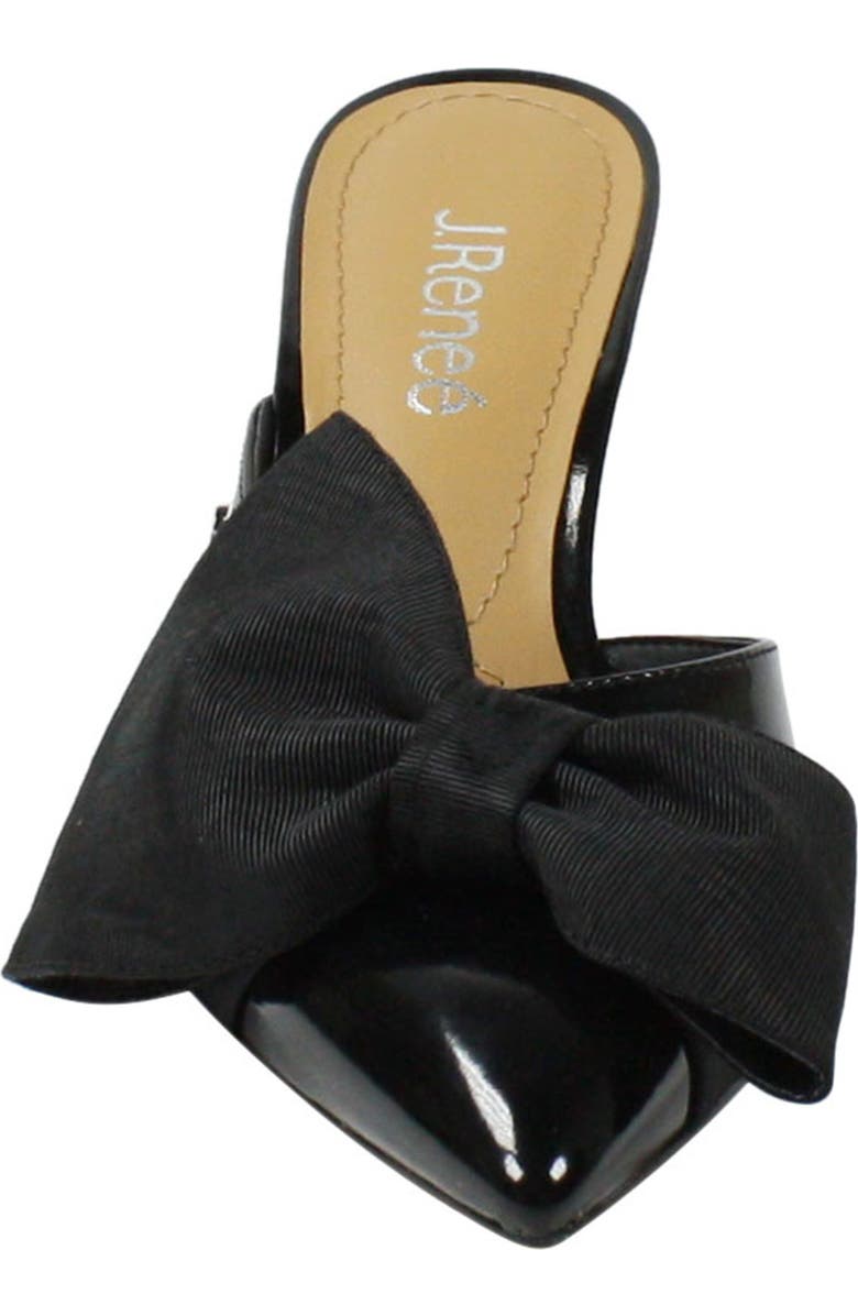 J. Reneé Elonna Asymmetrical Bow Pointed Toe Mule, Alternate, color,