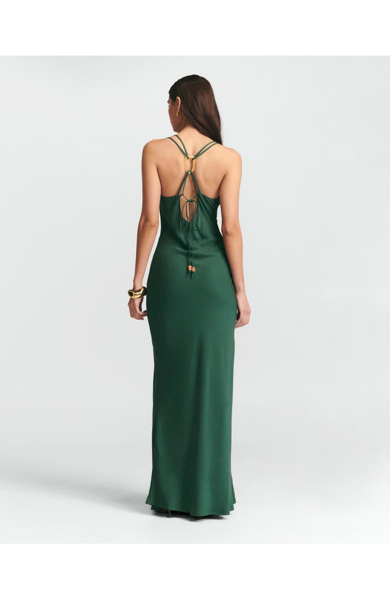 ST MRLO Isadora Slip Dress, Alternate, color, Peacock