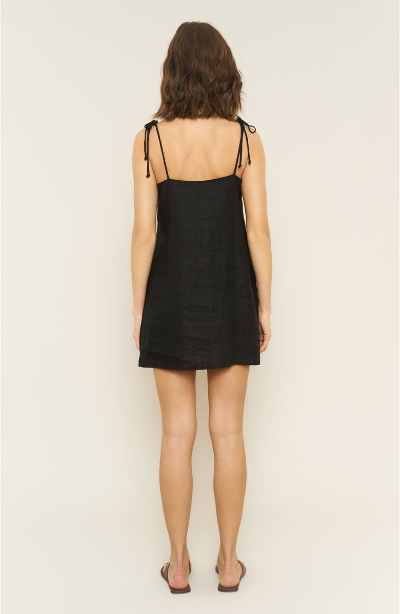 Whimsy + Row Lainey Dress, Alternate, color, Black