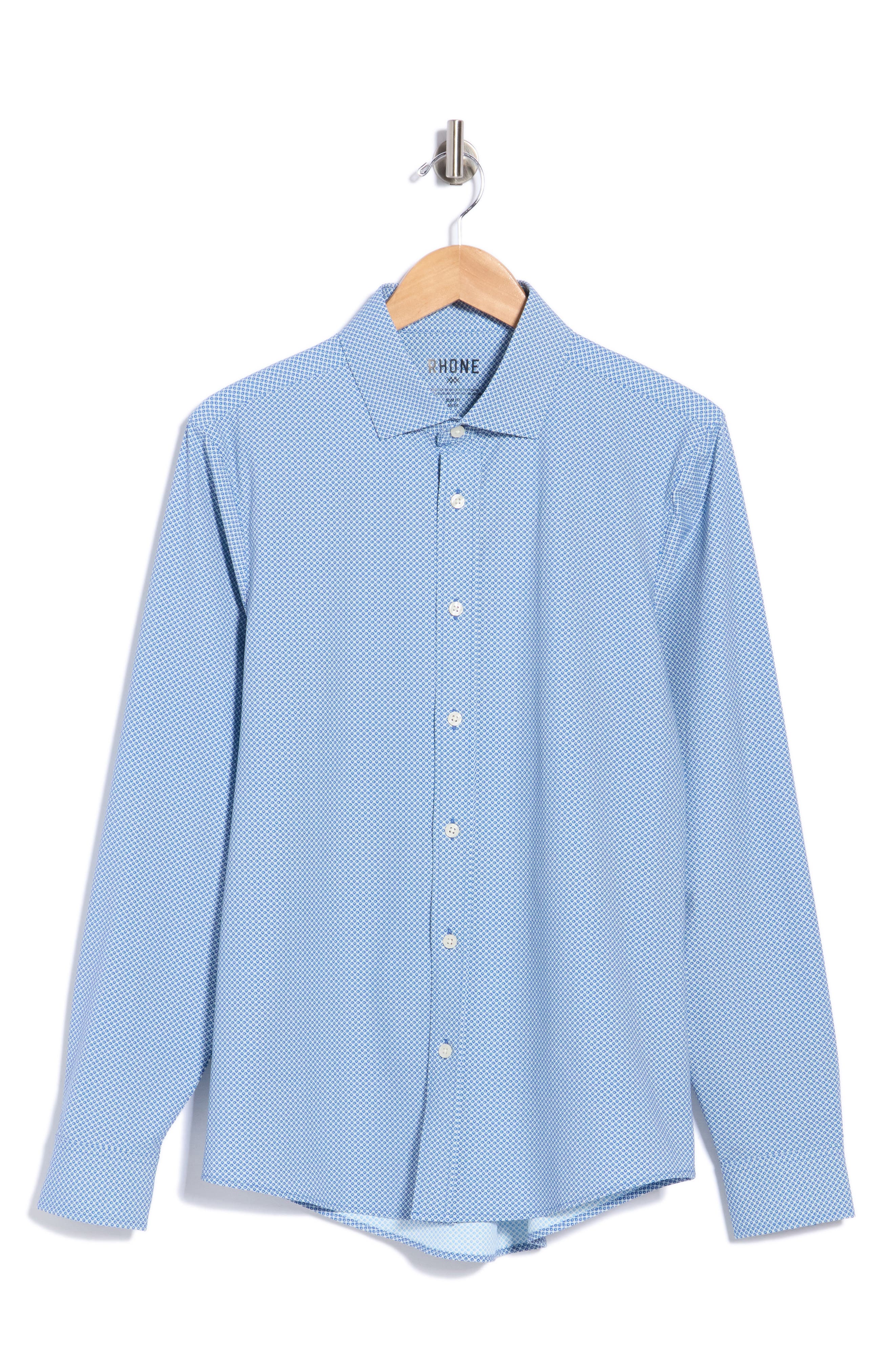 State of Mind Slim Fit Performance Button-Up Shirt