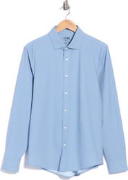 Rhone State of Mind Slim Fit Performance Button-Up Shirt