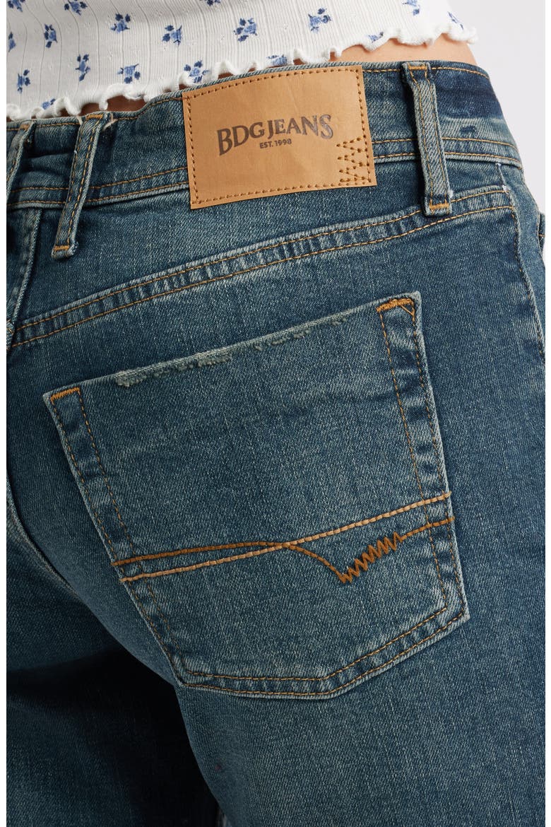 Teo Low Rise Relaxed Bootcut Jeans, Alternate, color, MID VINTAGE